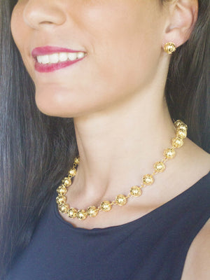 Earrings Viana Accounts (6mm) - 19 Quilates Gold
