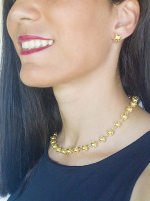 Earrings Viana Accounts (6mm) - 19 Quilates Gold