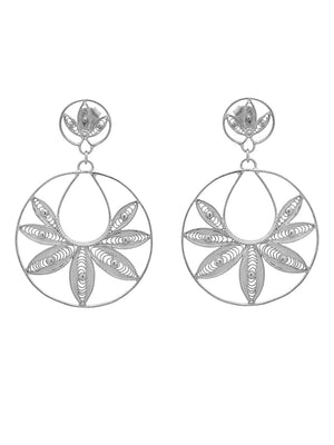 Floral earrings
