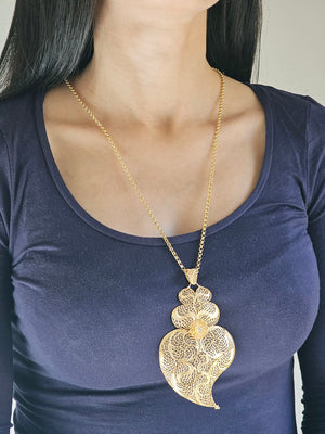 Wave heart medal