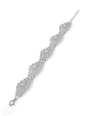 5 Oval Flowers Bracelet