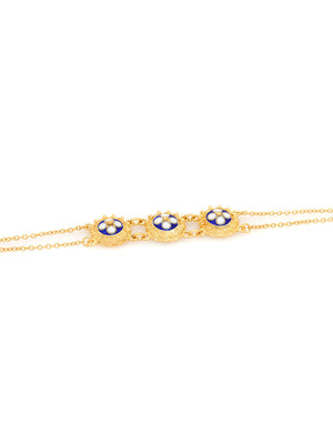 Pulseira 3 Caramujos (4 Pétalas)