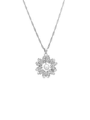Medalha Flores com Pérola