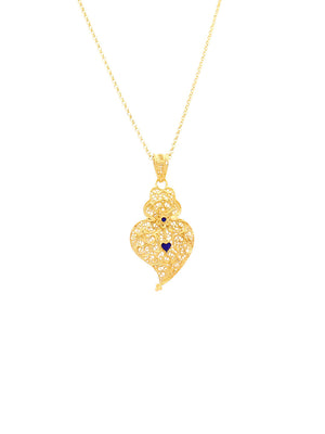 Enamel Little Heart Medal