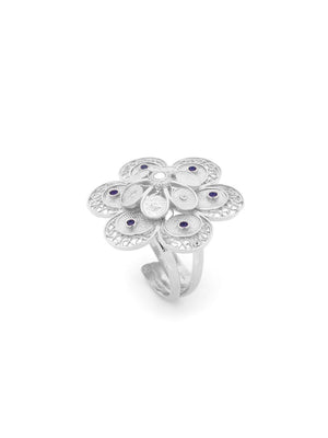 Anel Flor Esmalte