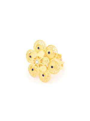 Anel Flor Esmalte