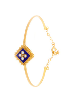 Pulseira Caramujos Quadrada