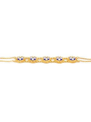 Pulseira 5 Caramujos (4 Pétalas)