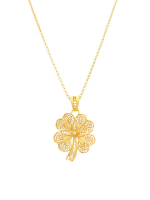 Medalha Trevo 4 Folhas