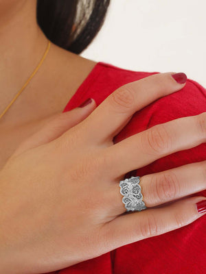 Splendid IV - Filigree Adjustable Ring (8914206481)