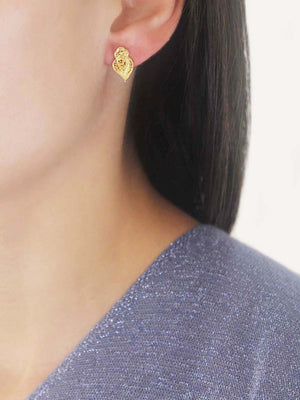 Filigree Heart Earrings (61335142417)