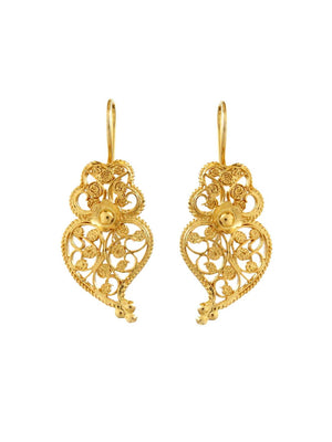Mística III S - Filigree earrings with rollers (4172713525307)