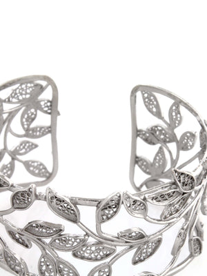 Gentil II - Pulseira com folhas em filigrana (9065637201)