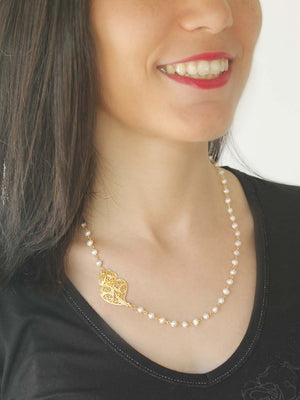 Traditional Pearl Necklace S (4493230407739)
