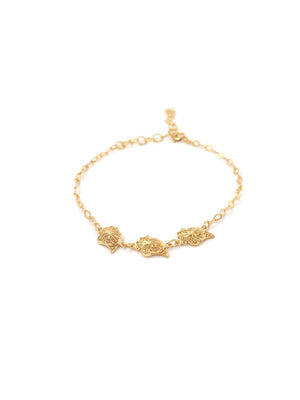 3 Hearts Bracelet (5891192750230)