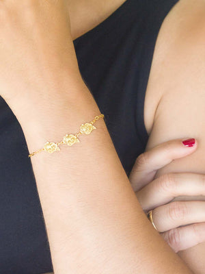 3 Hearts Bracelet (5891192750230)