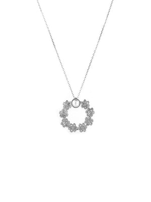 Flower and Pearl Necklace (5878100525206)