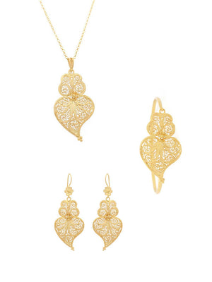 Virtuosa Set (Size S) - Pendant, Earrings and Bracelet (5943470424214)