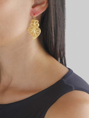 Virtuosa Earrings (Without Flower) (5937743626390)