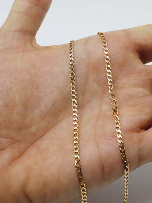 Fio de Homem Barbela em Ouro 19K (60cm)