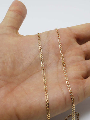 3+1 man wire in 19K gold (55cm)
