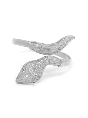 Cobra Bangle with Stones