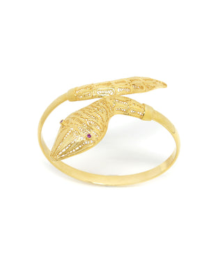 Cobra Bangle with Stones
