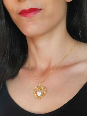 Temptress filigree medal with mother-of-pearl (1959907885115)