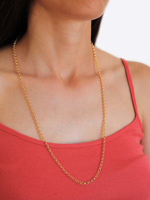 L Thread Cord in 19K Gold (70cm) (5855783354518)