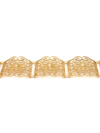 Portada Floral Bracelet – Gold-Plated Silver