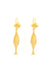 Baroque fish earrings