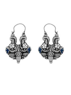 Baroque mounted earrings