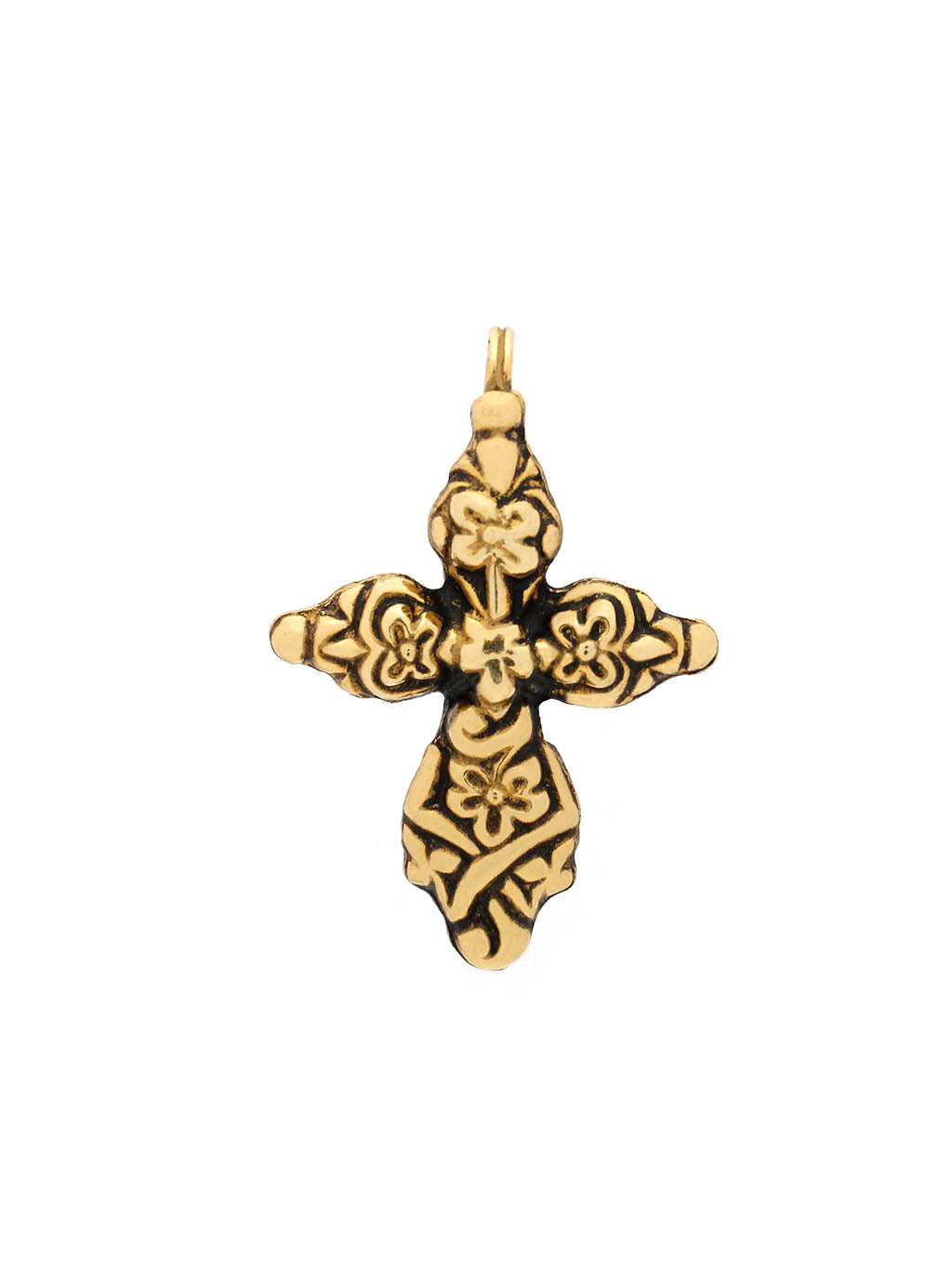 Baroque cross medal