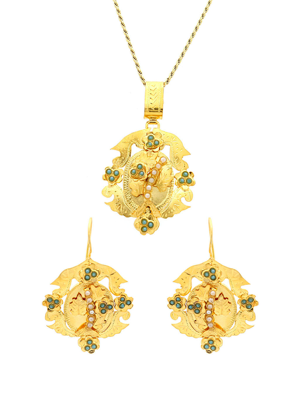 Grasses Set - Pending and Earrings