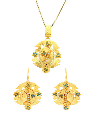 Grasses Set - Pending and Earrings