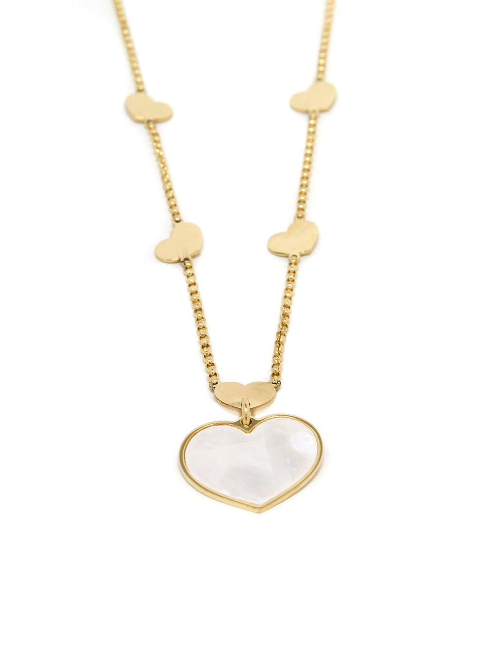 Pearl heart necklace