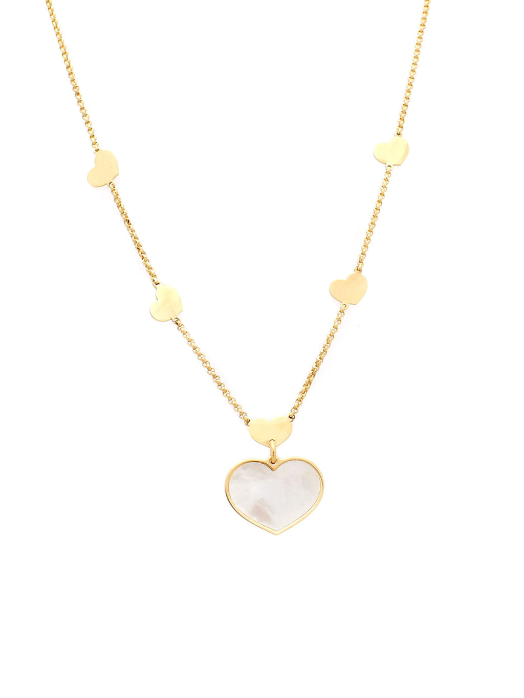 Pearl heart necklace