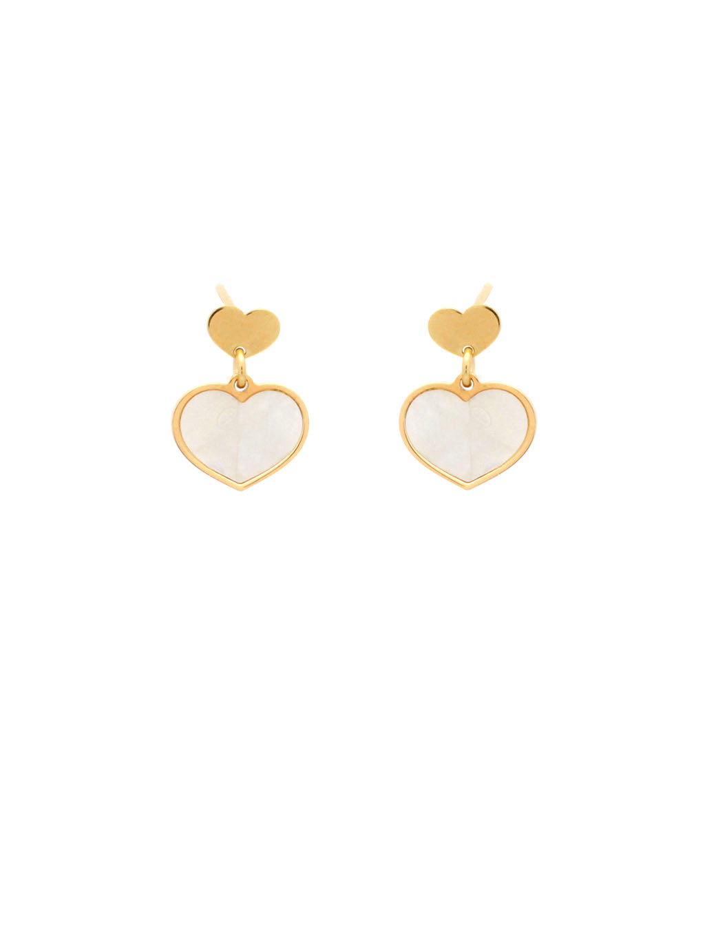 Mother -of -heart heart earrings