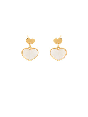 Mother -of -heart heart earrings