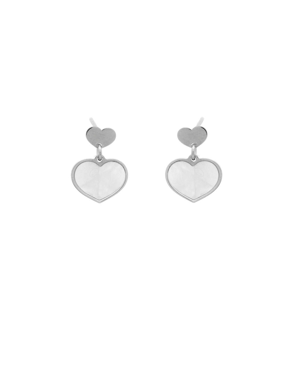 Mother -of -heart heart earrings