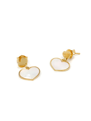 Mother -of -heart heart earrings