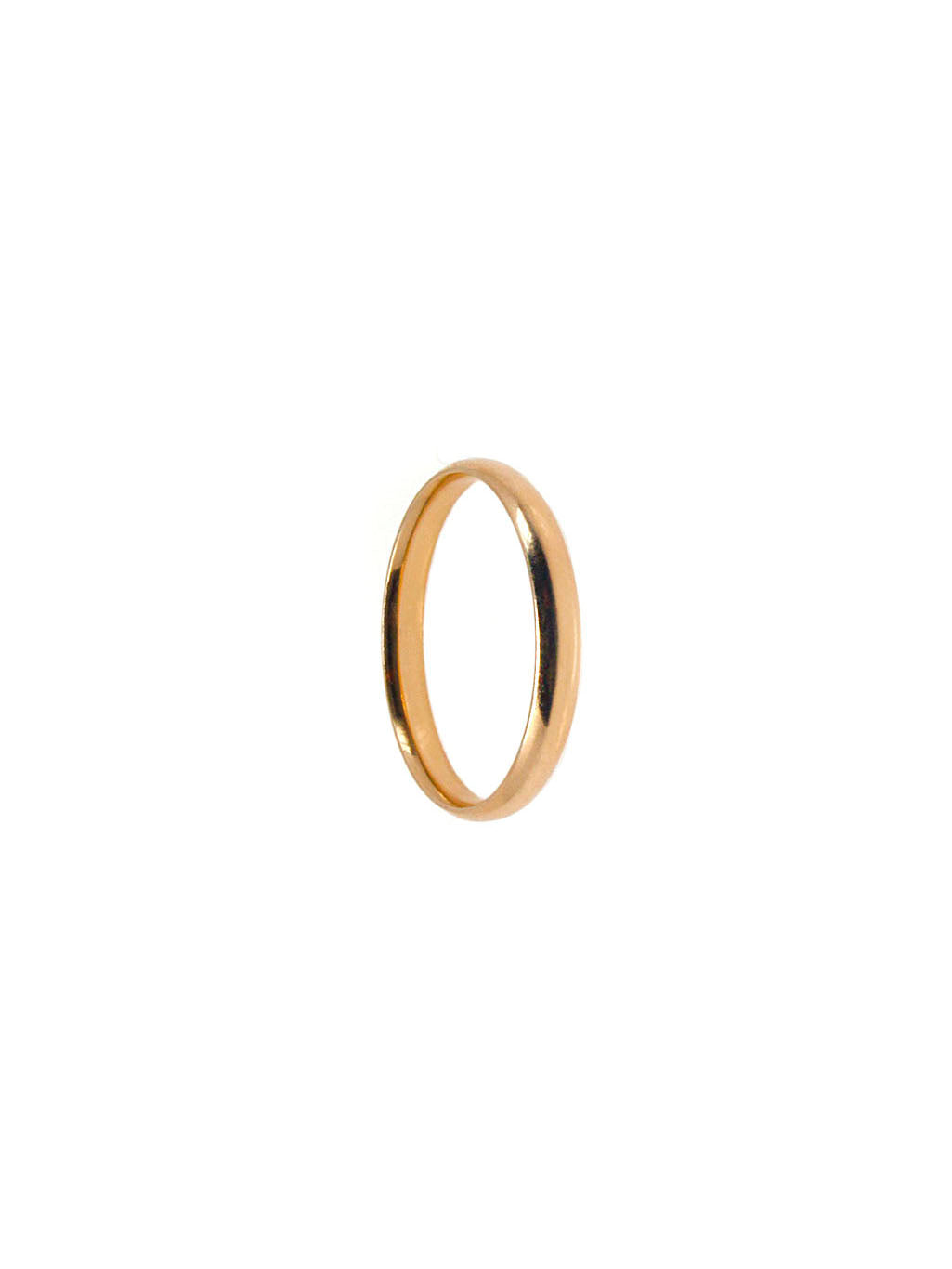 3mm wedding ring (19K gold)