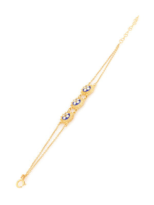 3 snails bracelet (4 petals)