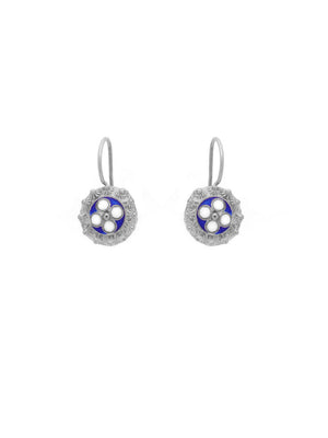 Snails m (4 petals) hook earrings