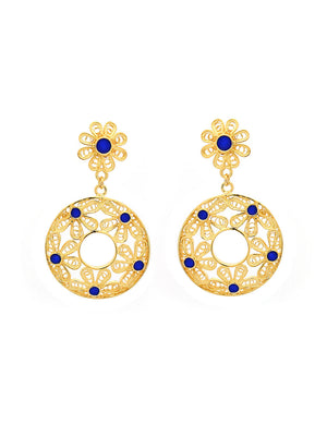 Round Earrings Enamel