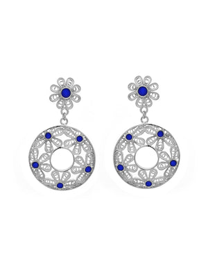 Round Earrings Enamel