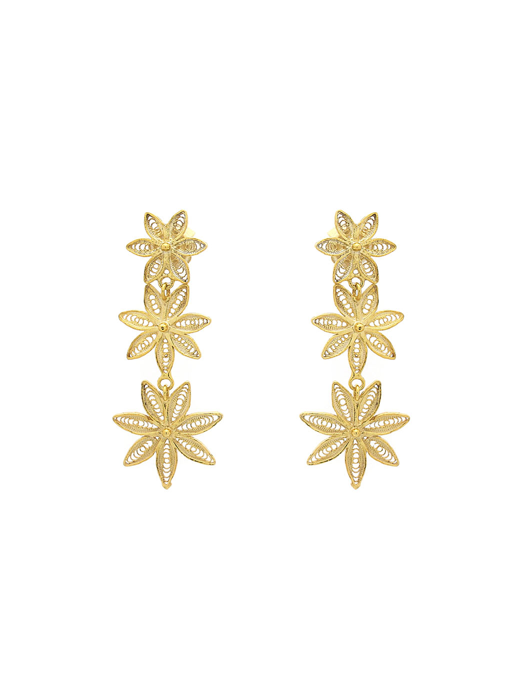 Flower earrings