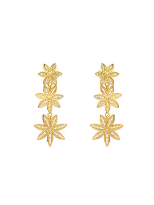 Flower earrings