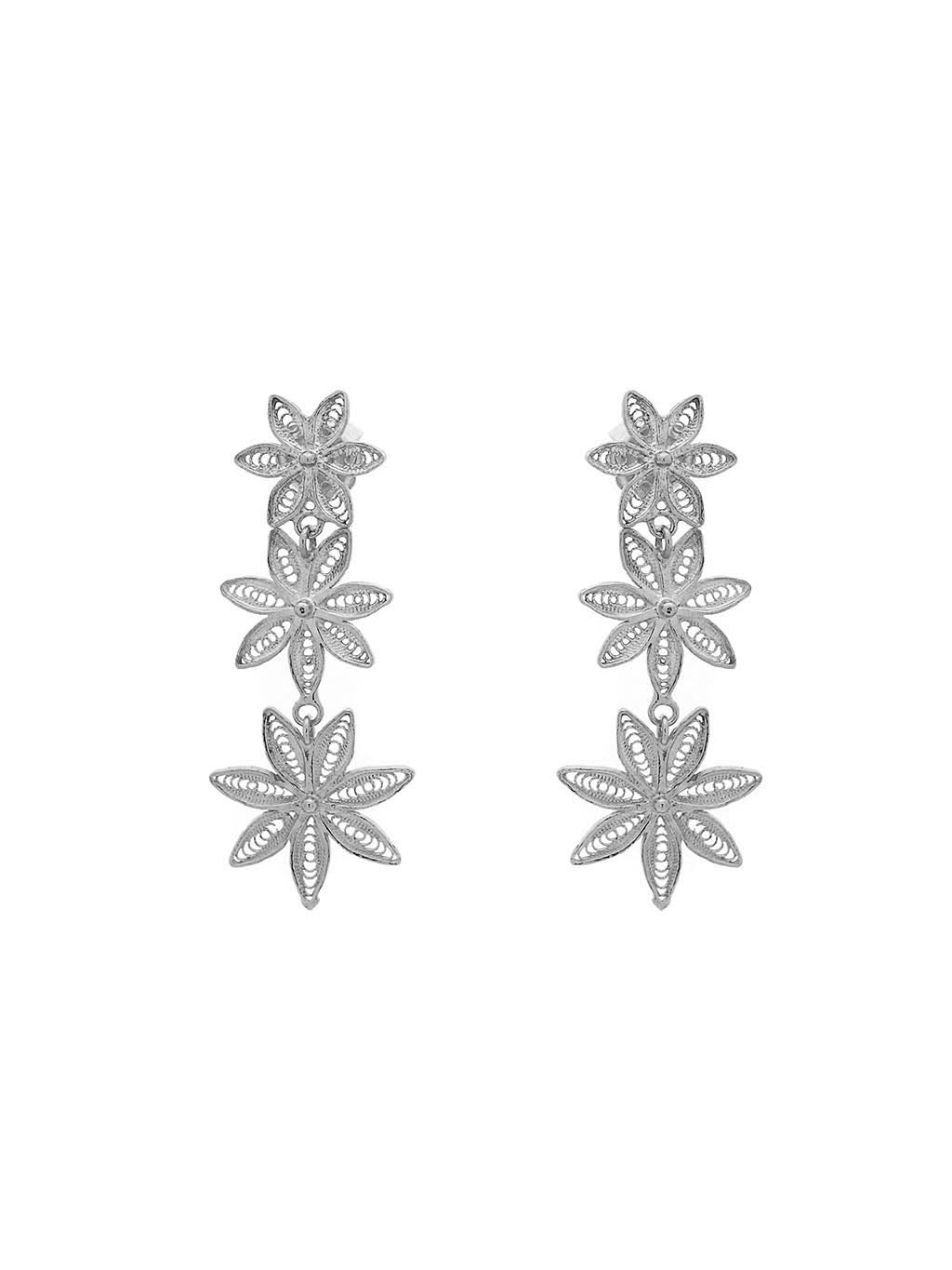 Flower earrings