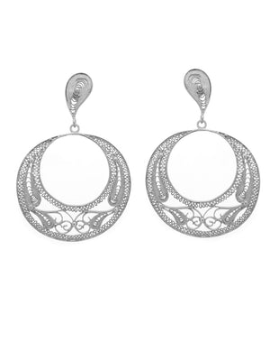 Round earrings (size L)